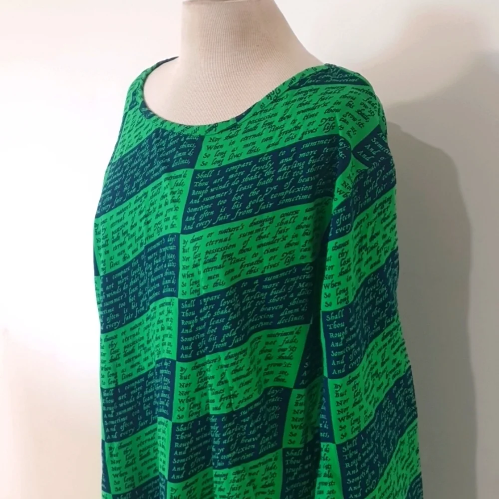 Svaha Size 3X Green Dress with pockets (approx size 20) - Picture 3 of 7
